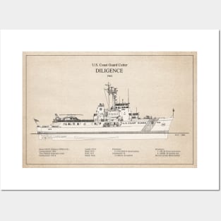 Diligence wmec-616 United States Coast Guard Cutter - SBD Posters and Art